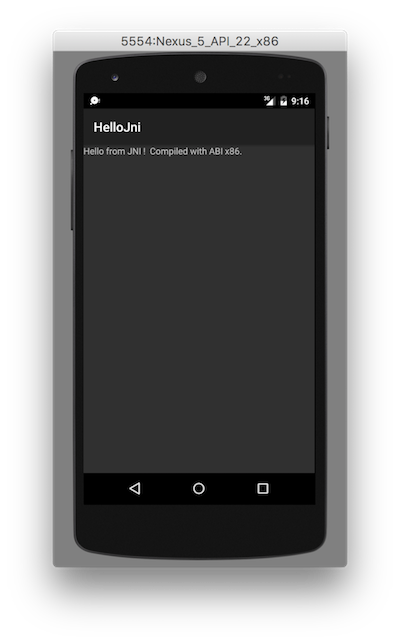 Ejemplo App Android NDK y JNI screenshot