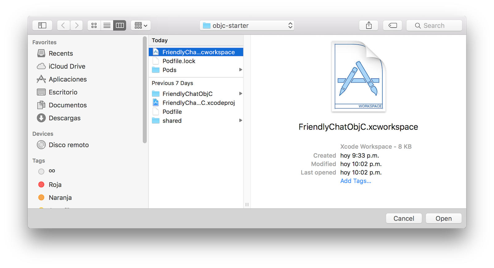 Firebase en iOS con Objective-c